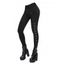 Legging Bouton-pression à Taille Haute avec Poche - Noir S