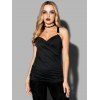 Gothic Outfit Cat Floral Print Sweatshirt Tank Top and Buckle Pants Earrings Set for Halloween - Noir S | US 4
