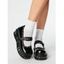 Gothic Shoes Grommet Buckle Strap Rivet Punk Shoes - Noir EU 42