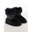 Artificial Fur Rivet Buckle Strap Warm Snow Boots - Brun EU 43