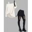 Women Gothic Outfit Textured Skew Neck Top and Grommet Hollow Out Pants Set - Noir S | US 4