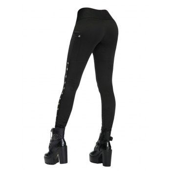Women Outfit Solid Color Textured Sweater and Snap Button Pants Set