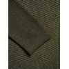 Ensemble de couleurs contrastées avec débardeur à découpes croisées et haut ouvert sur le devant - Vert Armée XXL | US 14