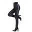 Pantalon gothique à lacets et œillets, pantalon long skinny - Noir M | US 6