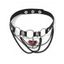 Collier ras du cou punk gothique avec détails en croix et têtes de mort - multicolor B 