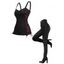 Women Outfit Bandage Women Corset Tank Top and Grommet Pants Set - Rouge Vineux S | US 4