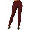 Women Outfit Geometric Print V Neck Long Sleeve Top and Pants Set - Rouge Vineux S | US 4
