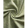 Ensemble 2 pièces colorblock avec haut à découpes et débardeur à lacets - Vert profond XXL | US 14