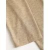 Haut 2 en 1 à manches longues et nœud papillon en faux twinset colorblock - café lumière M | US 6