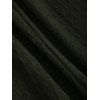 Robe à carreaux en maille torsadée, col cintrée, manches longues et lacets - Vert profond S | US 4
