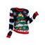 Pull à manches longues imprimé sapin de Noël, lettres et flocons de neige - Rouge XXL | US 14