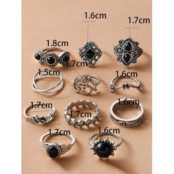 Gothic Outfit Solid Color Skew Neck Top Grommet Pants and Rings Choker Set
