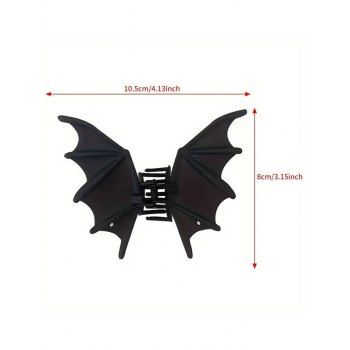 Gothic Halloween Hair Claw Bat Hair Accessory