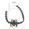 Accessoires de cosplay d'Halloween Serre-tête chauve-souris rose Ensemble tour de cou araignée - Noir 