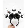 Accessoires de cosplay d'Halloween Serre-tête chauve-souris rose Ensemble tour de cou araignée - Noir 