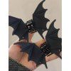 Accessoire pour cheveux chauve-souris à griffes gothiques d'Halloween - Noir 