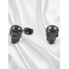 2 paires de boucles d'oreilles à tige Halloween, boucles d'oreilles gothiques tête de mort - multicolor A 