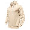 Sweat à capuche pour homme avec surpiqûres et cordons de serrage - café lumière XXXL