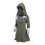 Pull à capuche 2 en 1 en tricot texturé à empiècements à carreaux - Vert profond XXL | US 14