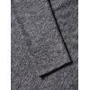 Women Outfit Asymmetric Knit Faux Twinset Top and Grommet Lace Up Leggings Set - Noir S | US 4