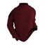 Pull de couleur unie en maille torsadée à épaules dénudées et col montant - Blanc XL | US 10