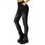 Leggings décontractés imprimés 3D, taille haute, élastiques, skinny - Noir XXL | US 14