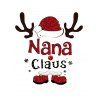 Christmas Outfit Elk Pattern Lace Up Hooded Dress and Plaid Snowflake Earrings Boots Set - Blanc S | US 4