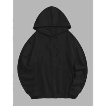 Men's Gothic Hoodie F-CAW-F Raven Skull Moon Print Hooded Sweatshirt