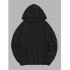 Sweat à capuche gothique pour homme F-CAW-F, imprimé tête de mort et lune de corbeau - Noir S