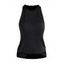 Pull tricoté sans manches de couleur unie Pull col rond festonné - café lumière S | US 4