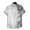 Holiday Couple Outfit Christmas Tree Snowflake Print Belt Dress and Shirt Set - Bleu gris S | US 4