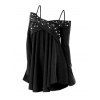 Women Outfit Solid Color Faux Pearl Crossover Sweater and Buckle Leggings Set - Noir S | US 4
