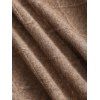 Cardigan long à boutons en corne et motif géométrique texturé de couleur unie - café XXL | US 14