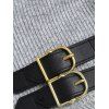 Haut à col oblique colorblock Haut à manches longues à boucle texturée - Gris Clair S | US 4