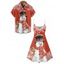 Christmas Couple Outfit Snowman Snowflake Print Dress and Shirt Set - Rouge S | US 4