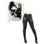 Women Outfit Skull Print Knitted Sweater and Zipper Buckle Leggings Set - Noir S | US 4
