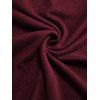 Women Outfit Off the Shoulder Mock Button Sweater and Buckle Leggings Set - Rouge Vineux S | US 4