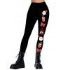 Holiday Women Outfit Christmas Elk Print Hooded Dress and Leggings Set - Noir S | US 4