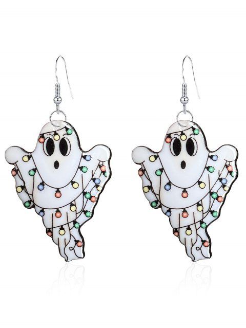 Boucles d'oreilles de Noël, imprimé chat et flocon de neige, boucles d'oreilles de fête