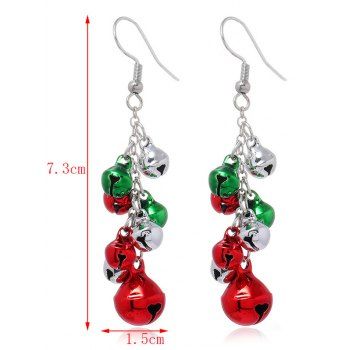 Christmas Earrings Colored Bell Party Earrings