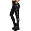 Leggings de vacances Leggings skinny à imprimé éléments de Noël - Noir XXL | US 14