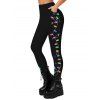Holiday Women Outfit Christmas Tree Print Sweatshirt and Leggings Set - Noir S | US 4