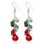 Boucles d'oreilles de Noël Boucles d'oreilles de fête en forme de cloche colorée - multicolor B 