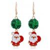 Boucles d'oreilles de Noël Boucles d'oreilles de fête en forme de cloche colorée - multicolor C 
