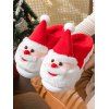 Cute Santa Claus Thick Platform Antiskid Christmas Slippers - Rouge EU (42-43)