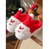 Cute Santa Claus Thick Platform Antiskid Christmas Slippers - Rouge EU (42-43)