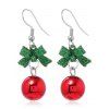 Boucles d'oreilles de Noël Boucles d'oreilles de fête en forme de cloche colorée - multicolor B 