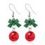 Boucles d'oreilles de Noël Boucles d'oreilles de fête en forme de cloche colorée - multicolor B 