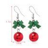 Boucles d'oreilles de Noël Boucles d'oreilles de fête en forme de cloche colorée - multicolor B 
