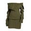 Robe pull en maille torsadée de couleur unie, robe à épaules dénudées et boutons factices - Vert Armée XXL | US 14